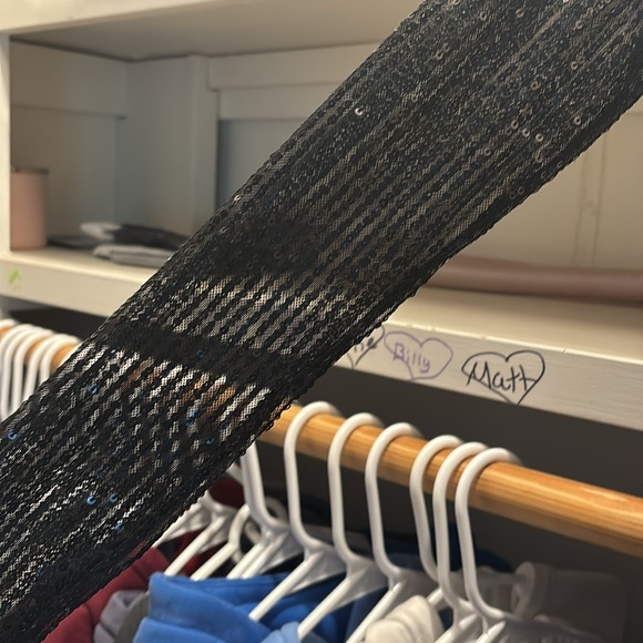 Lucy in the Sky Black Sequin Long Sleeve Dress - Picture 3 of 5